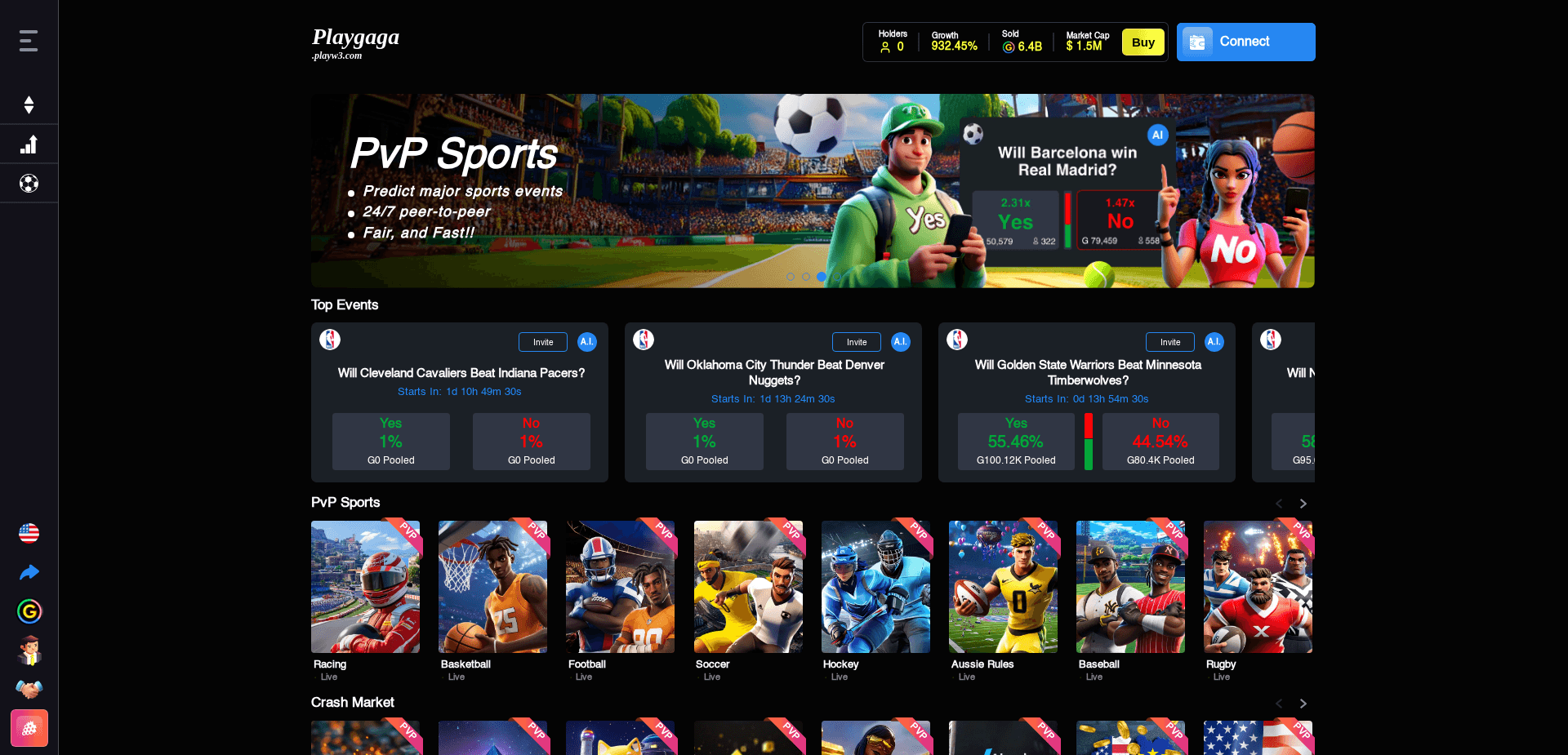 Screenshot for playgaga.playw3.com - 3