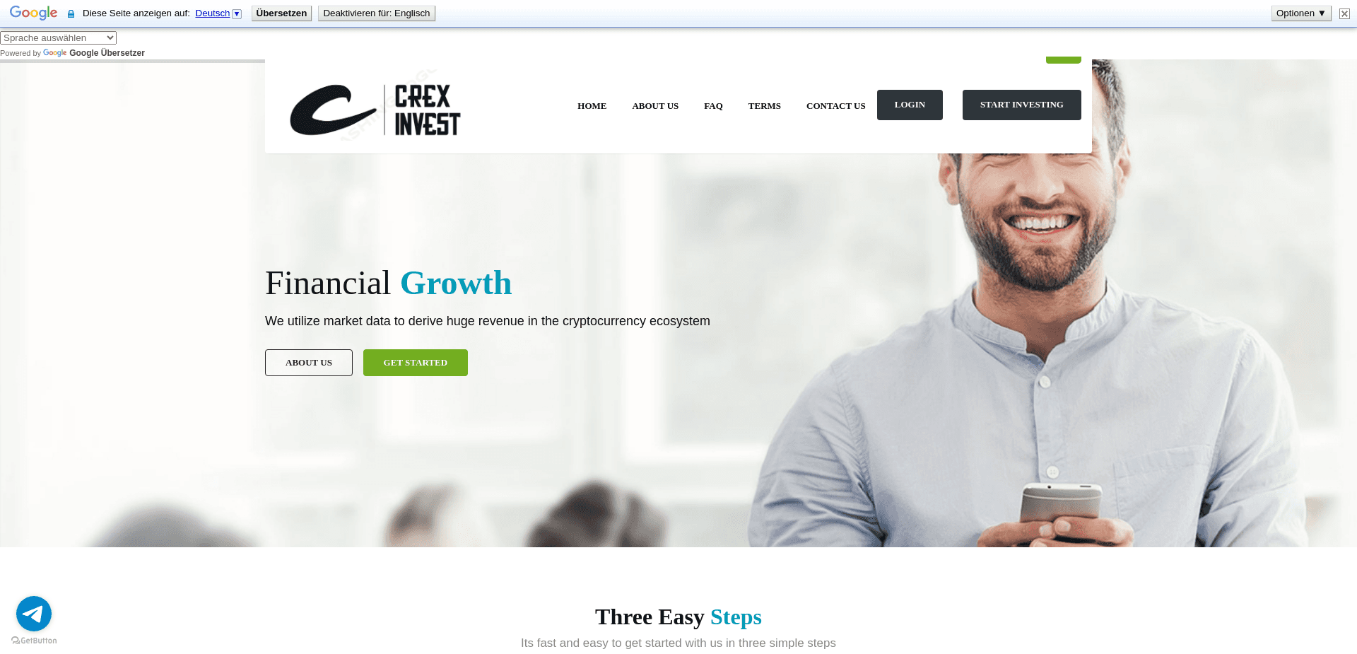 Screenshot for crexinvest.com - 1