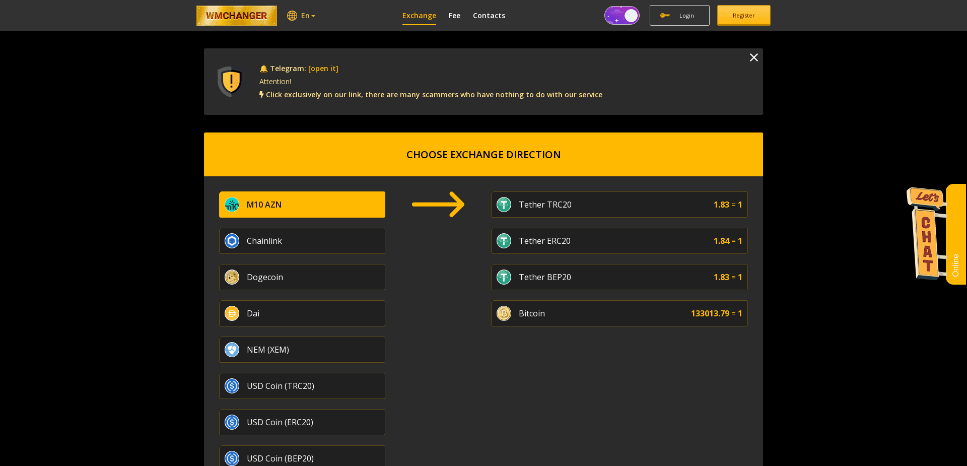 Screenshot for wmchanger.net - 0