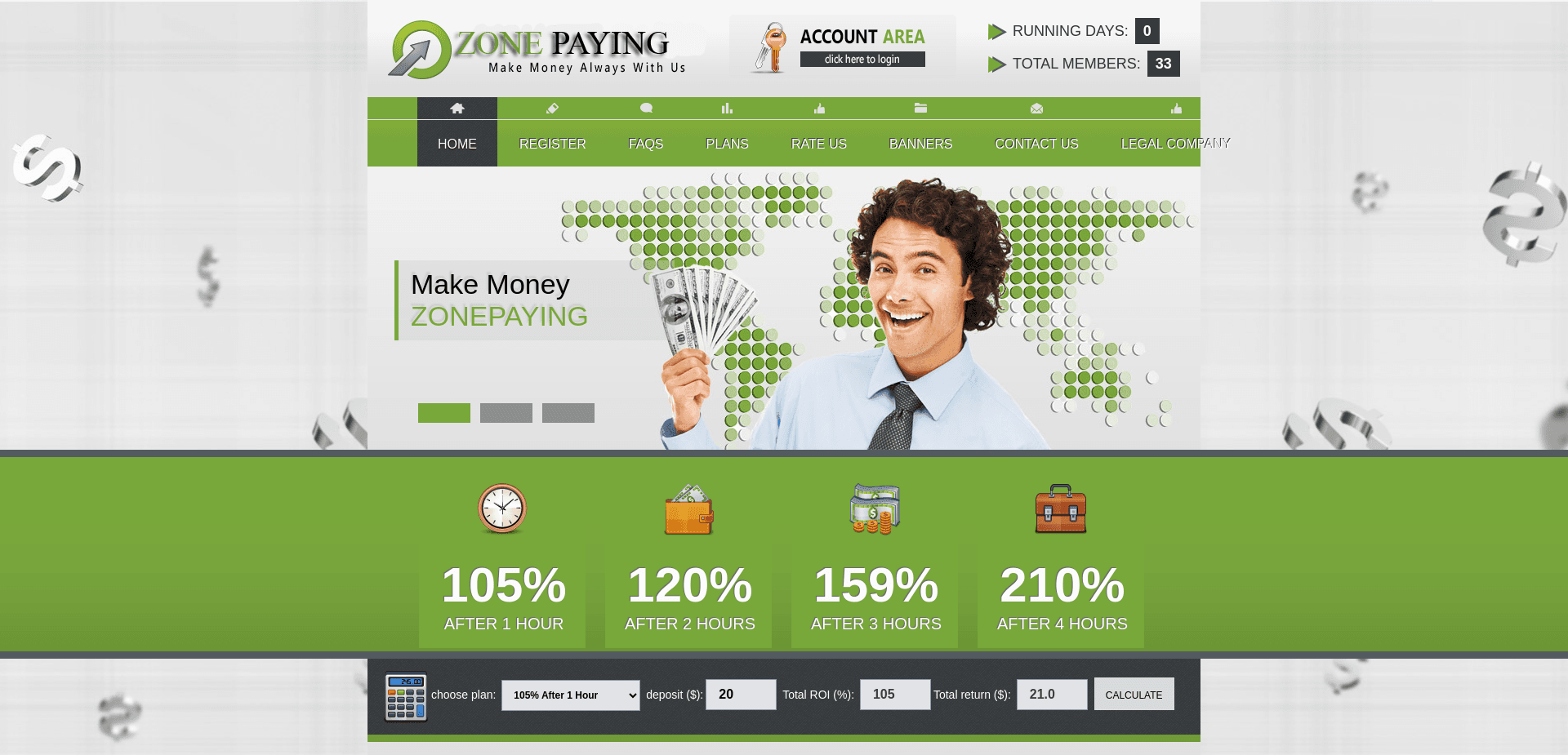 Screenshot for zonepaying.sbs - 1