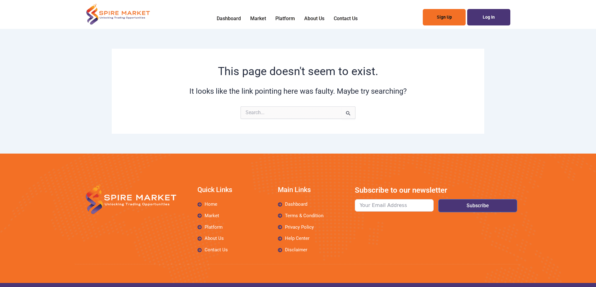 Screenshot for spiremarkets.com - 0