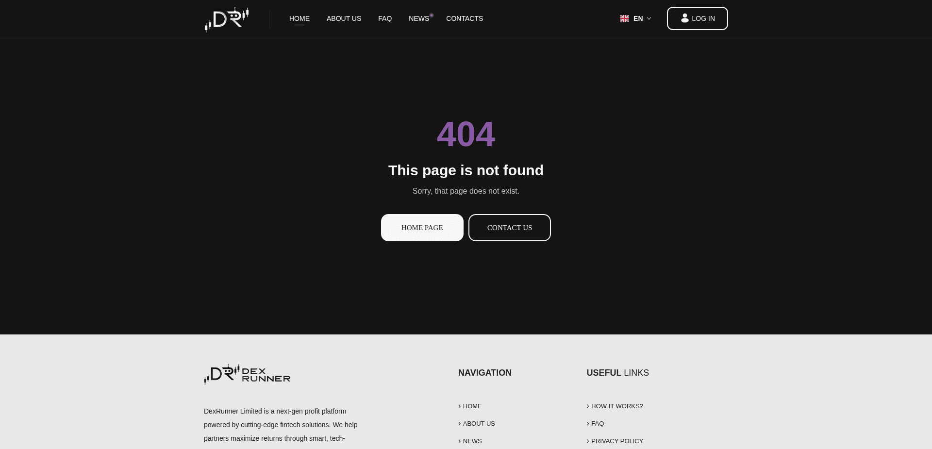 Screenshot for dexrunner.net - 3