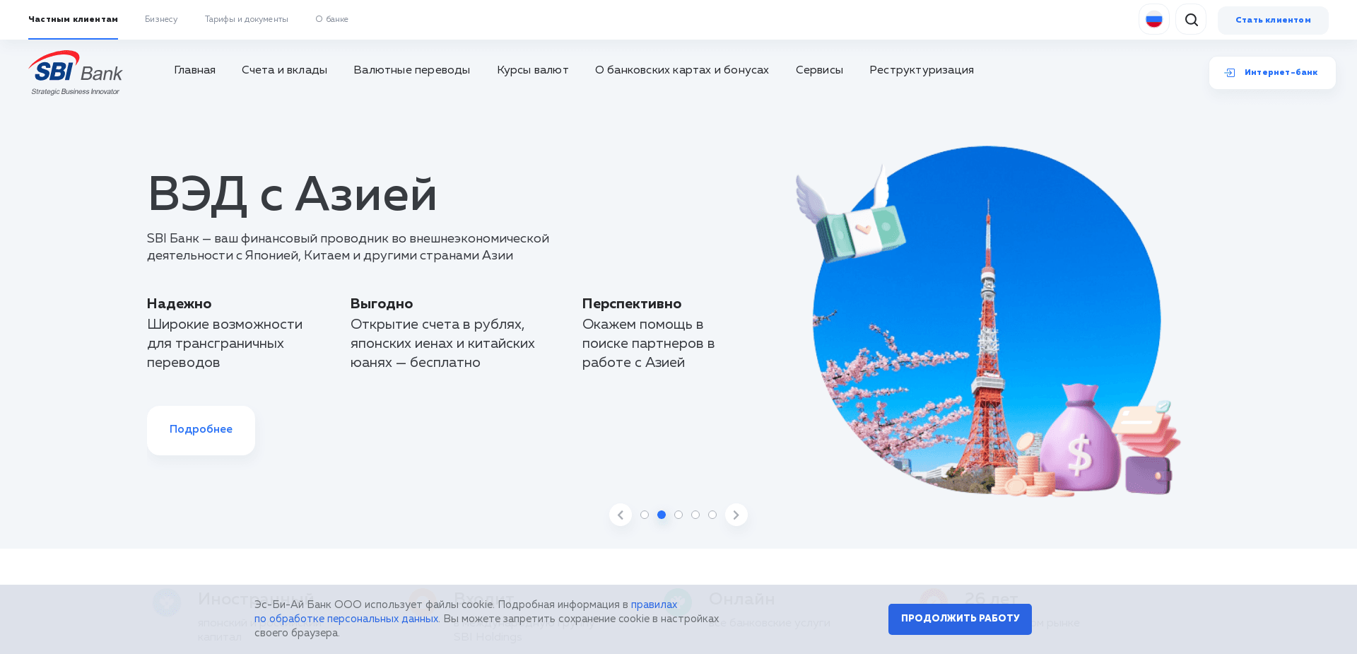 Screenshot for sbibankllc.ru - 2