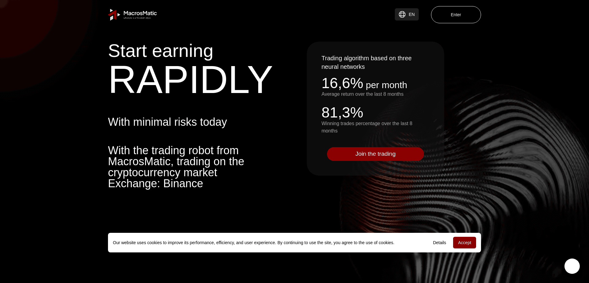 Screenshot for macrosmatic.pro - 0