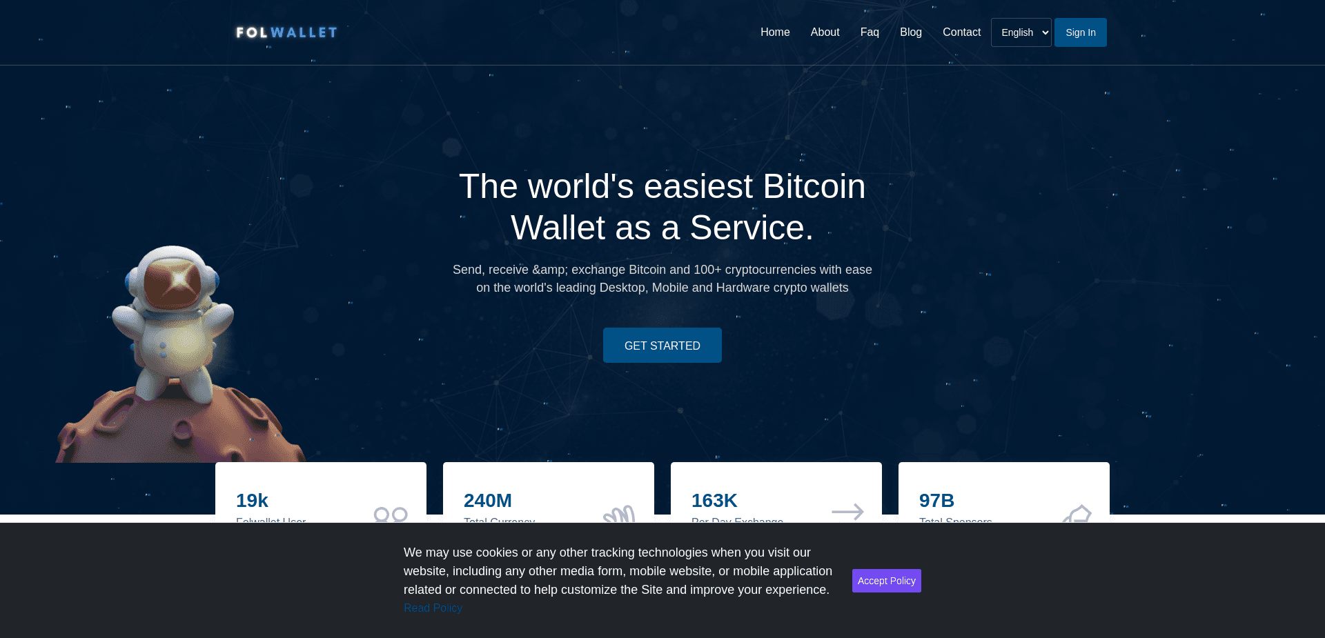 Screenshot for folwallet.org - 2
