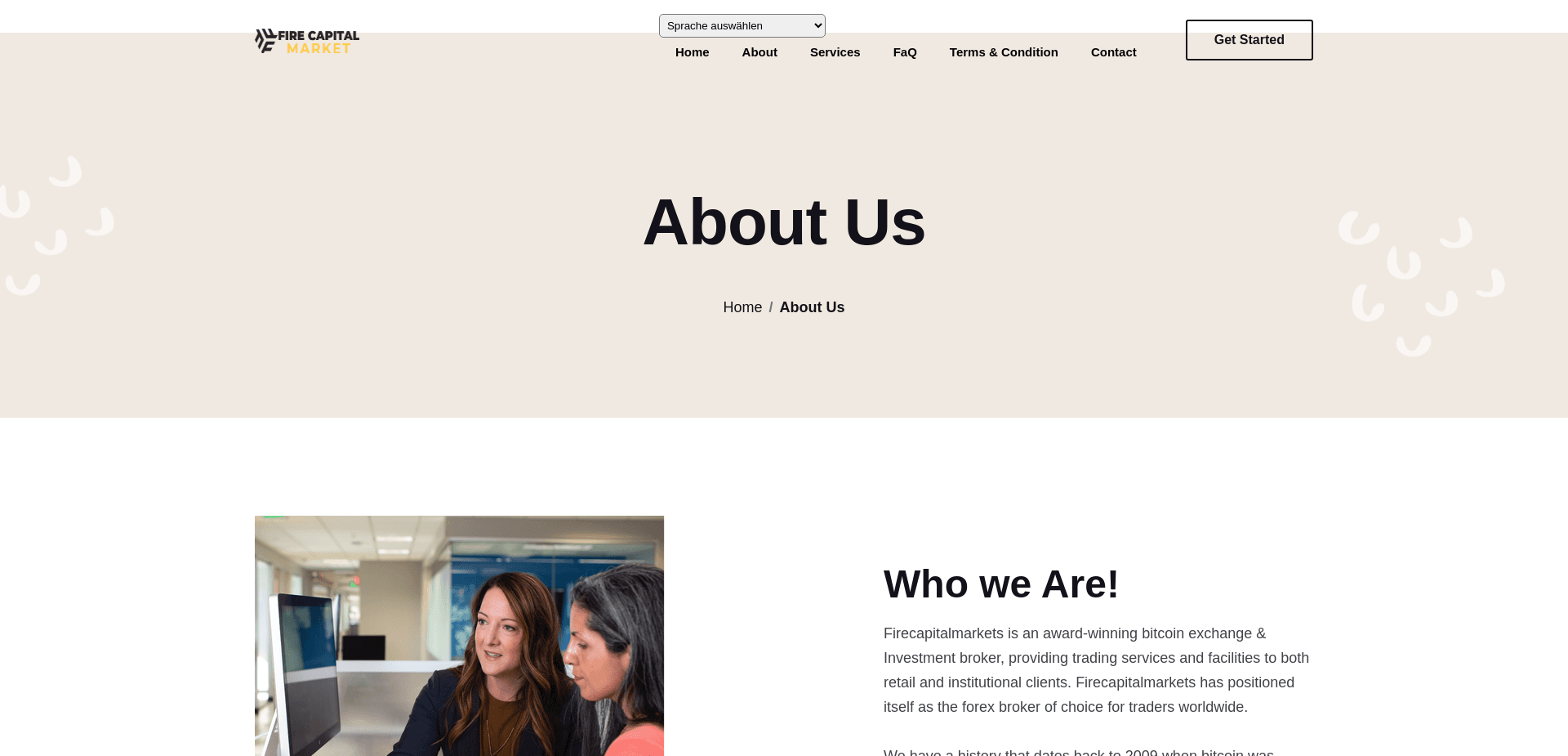 Screenshot for firecapitalmarkets.com - 1