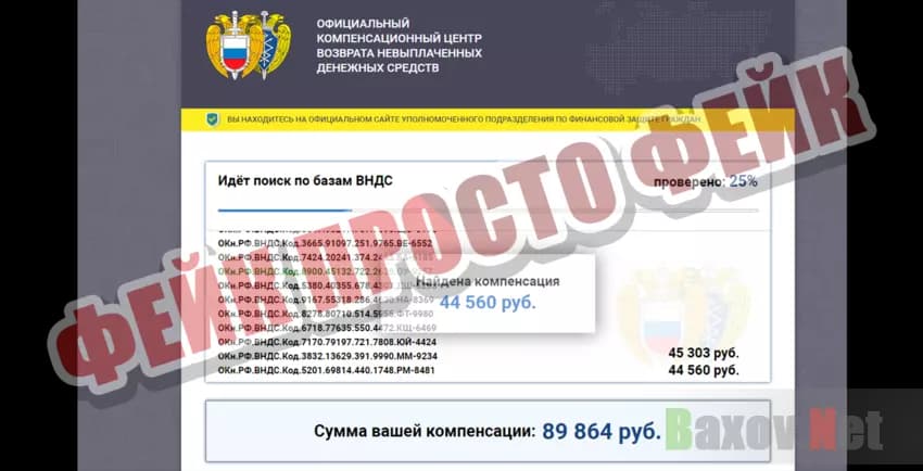 Компенсация НДС Фейк Просто фейк