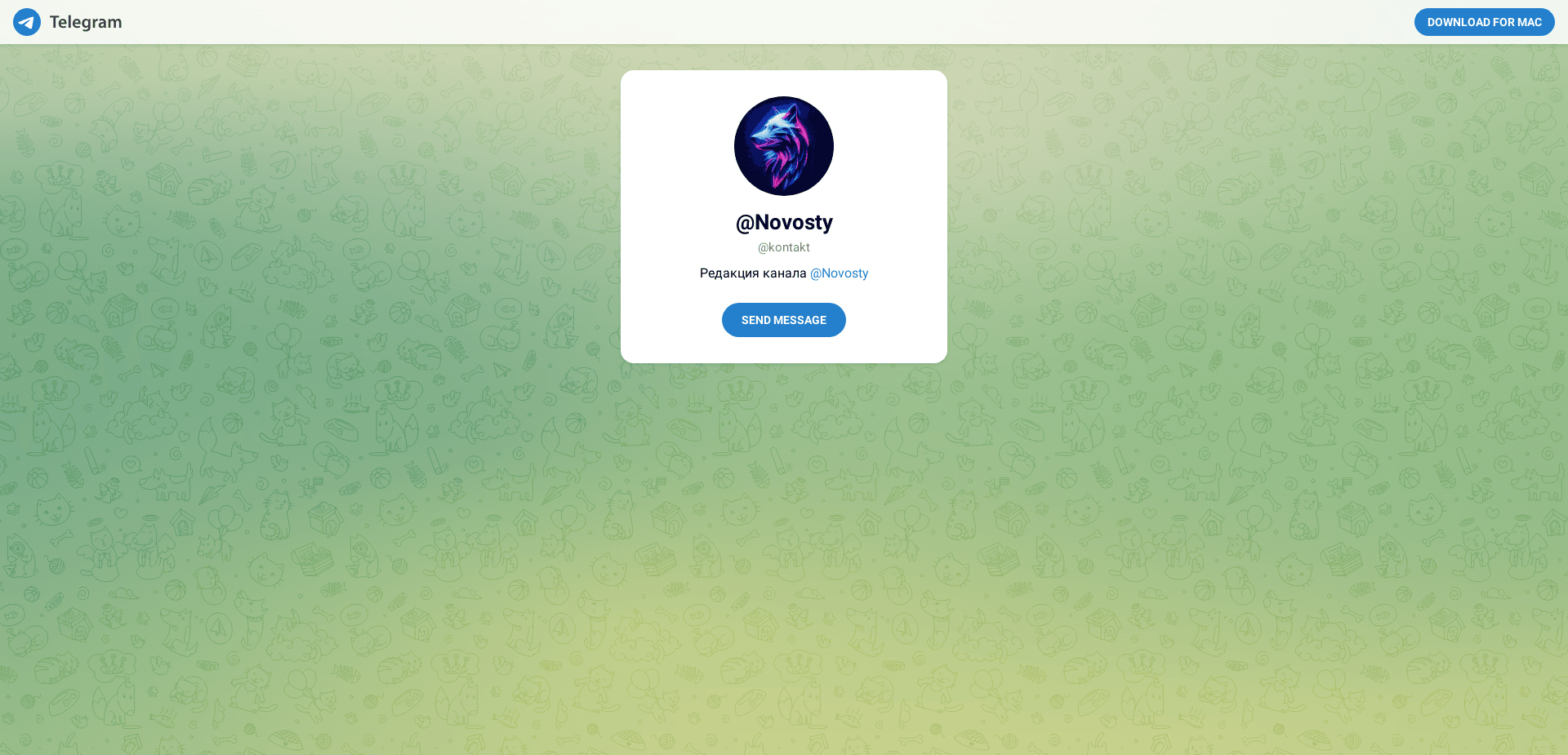 Screenshot for t.me - 1