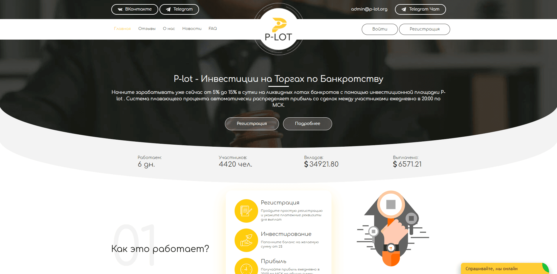 P-Lot - лохотрон