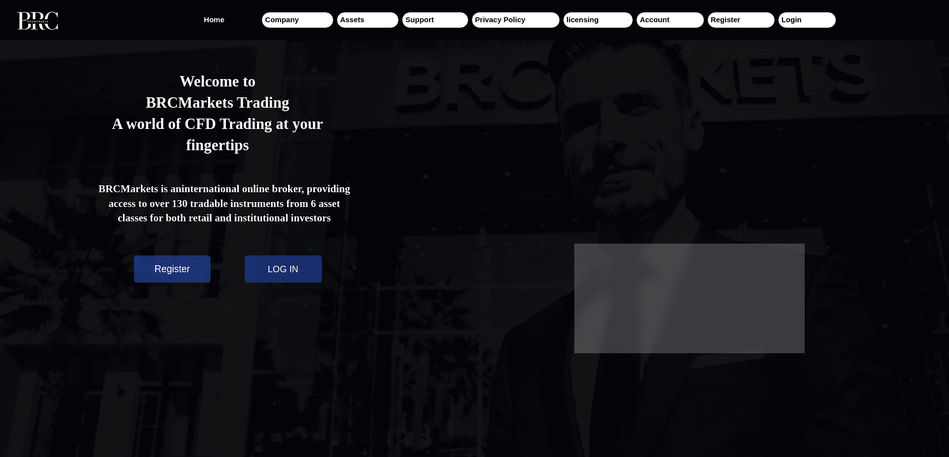 Screenshot for brcmarkets.com - 1