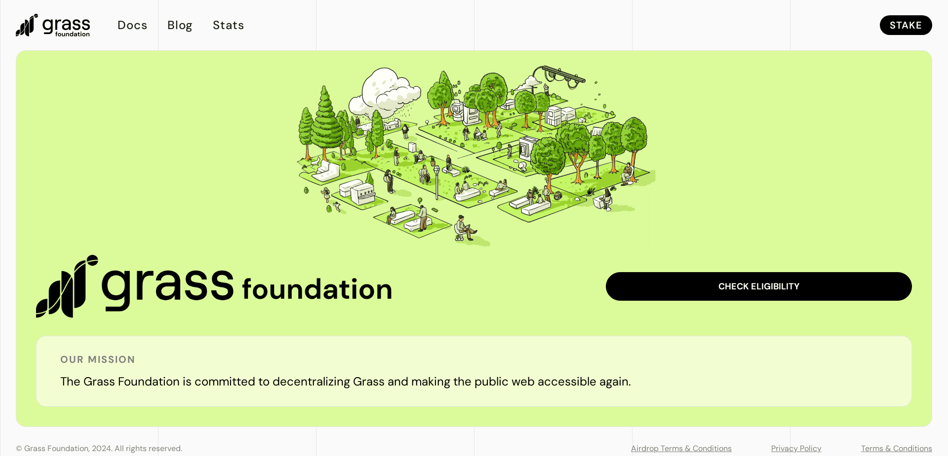 Screenshot for grassfoundation.io - 0