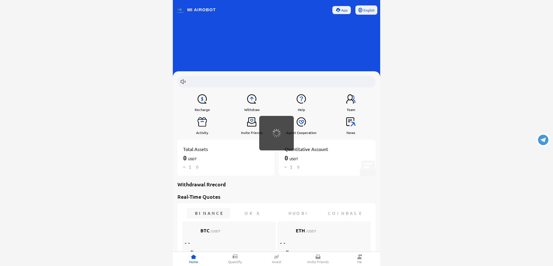 Screenshot for miairobot.com - 0
