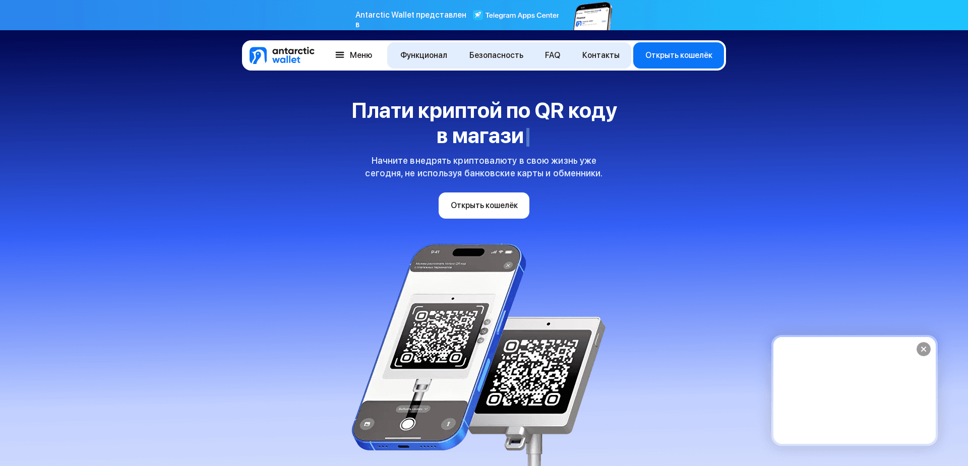 Screenshot for antarcticwallet.com - 0