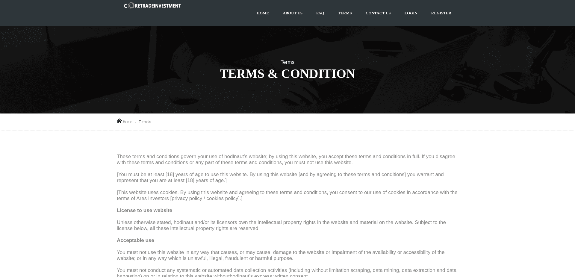 Screenshot for swift-invests.com - 4