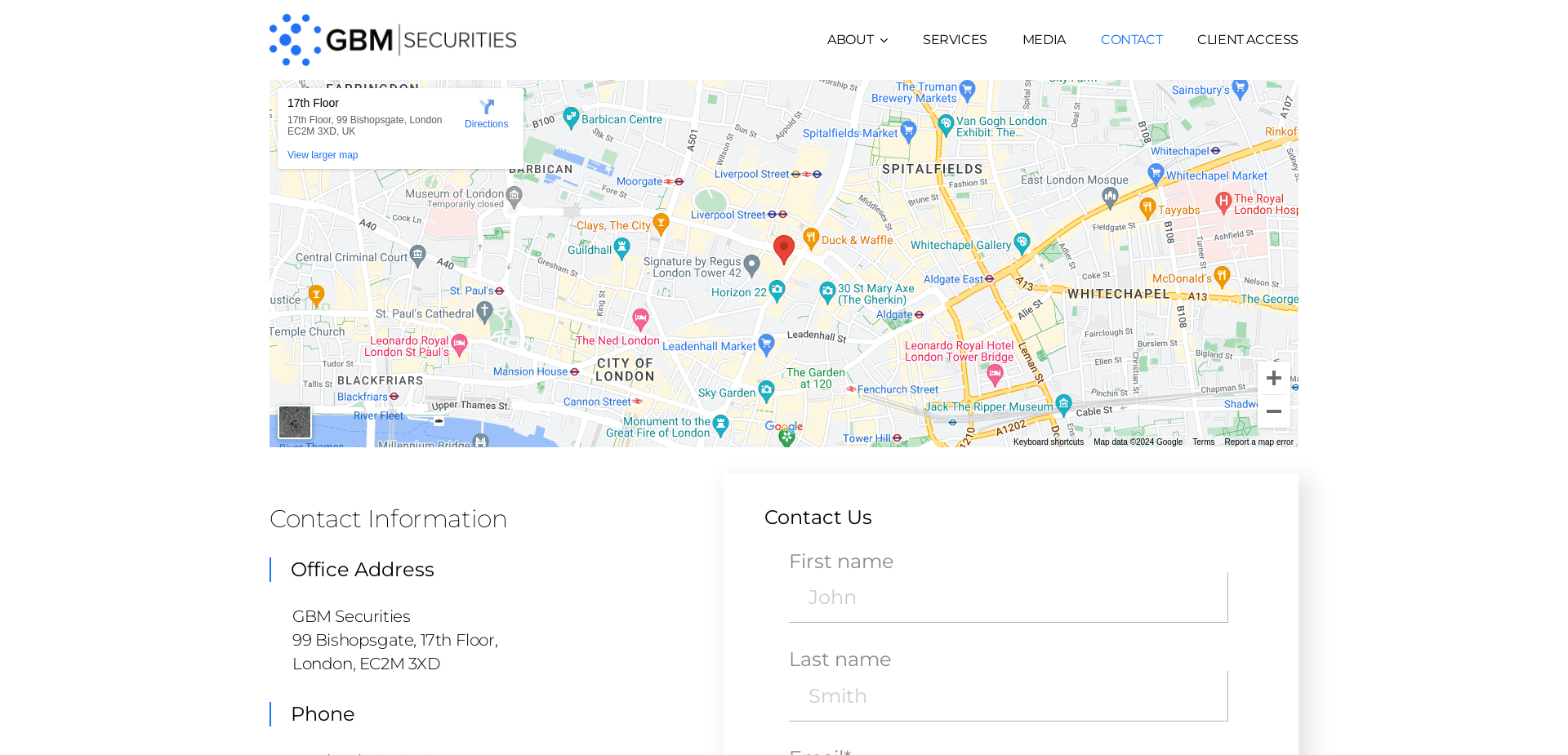 Screenshot for gbmsecurities.com - 0