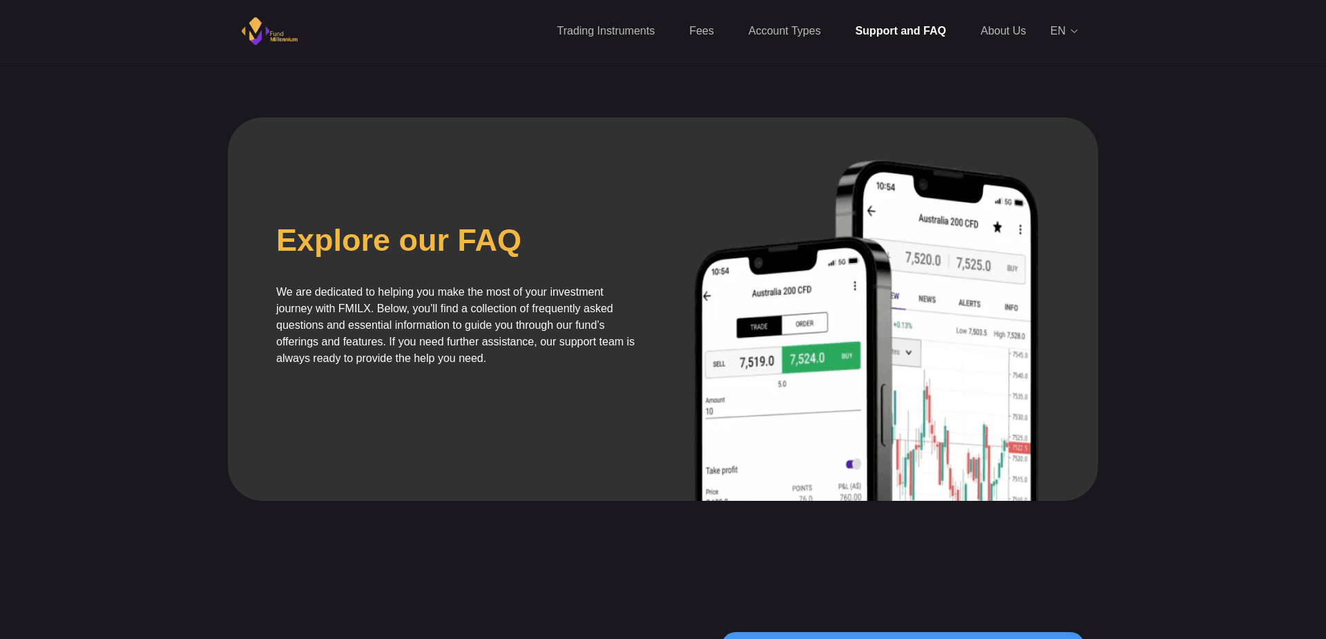 Screenshot for new-millennium-fund.net - 1