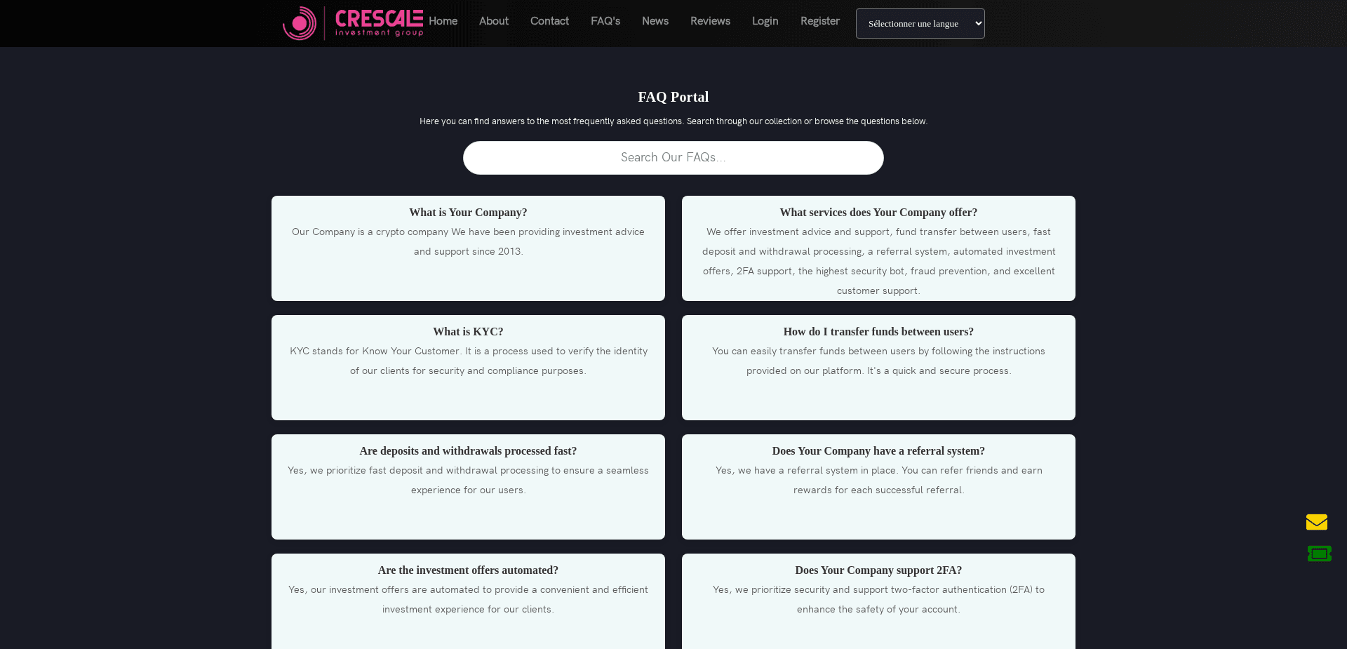 Screenshot for crescaleinvgrp.com - 0