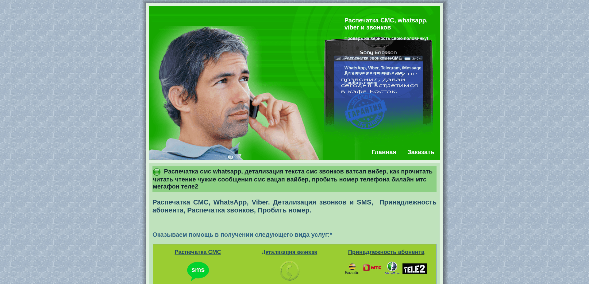 Screenshot for sms-ya.ru - 1