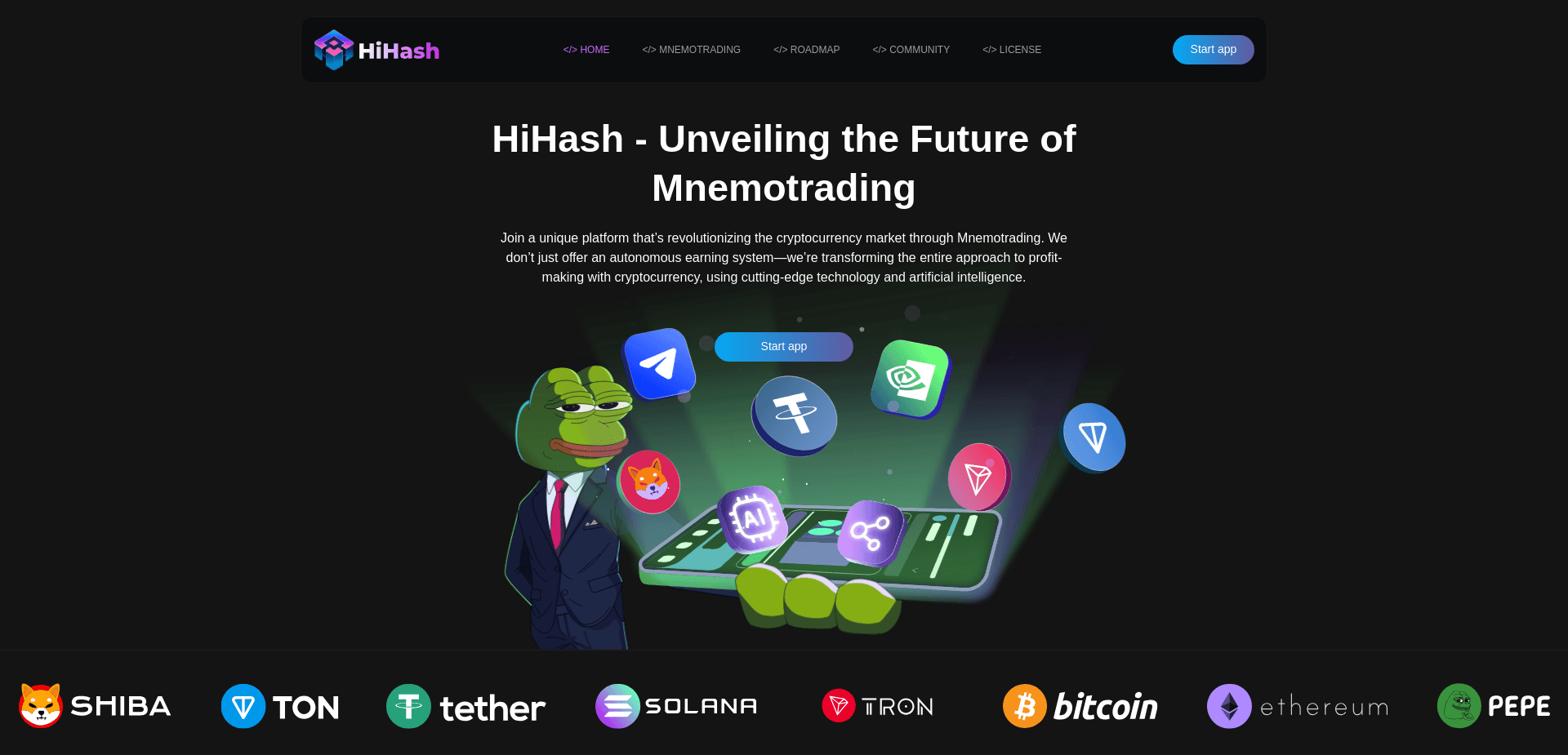 Screenshot for hihash.io - 0
