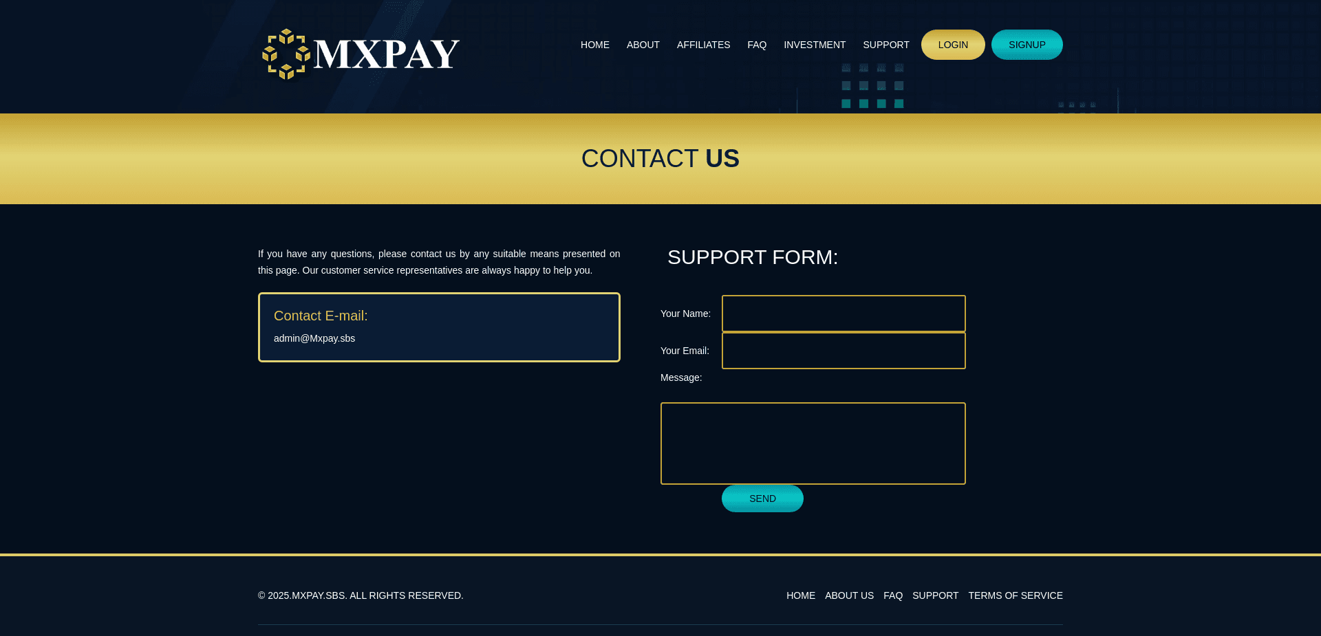 Screenshot for mxpay.sbs - 1