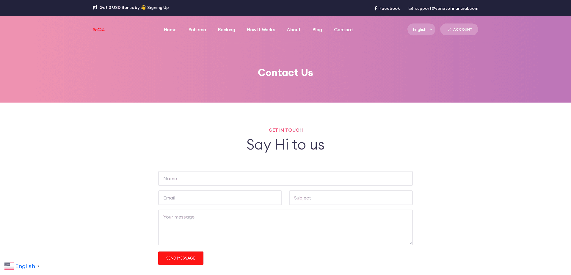 Screenshot for venetofinancial.com - 1