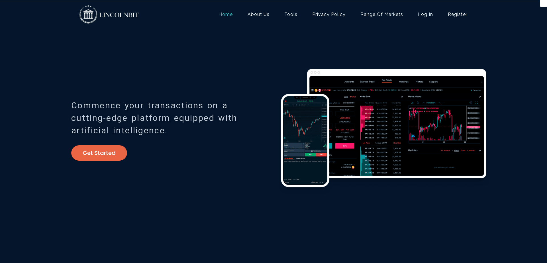Screenshot for lincolnbit.com - 1