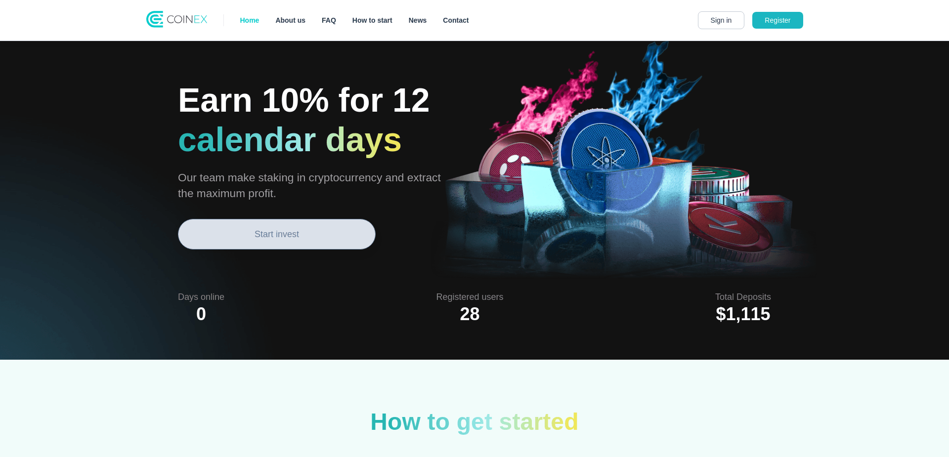 Screenshot for coinex.ltd - 2