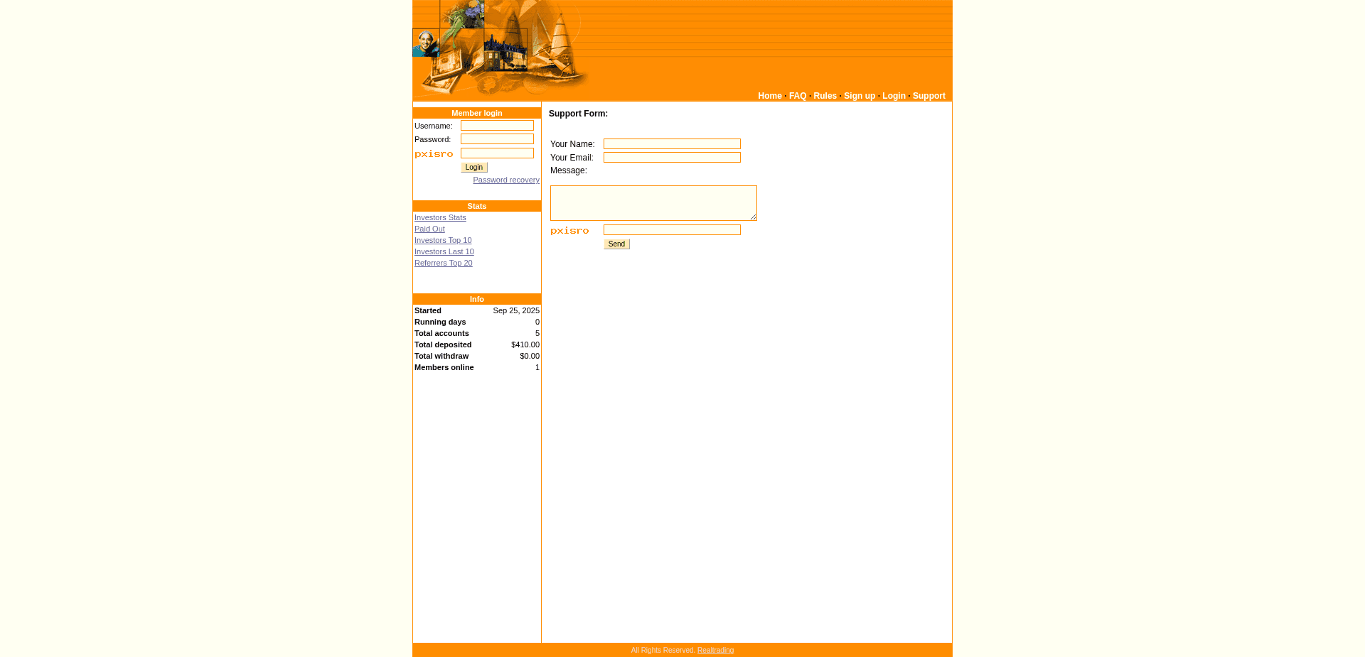 Screenshot for realtrading.org - 0