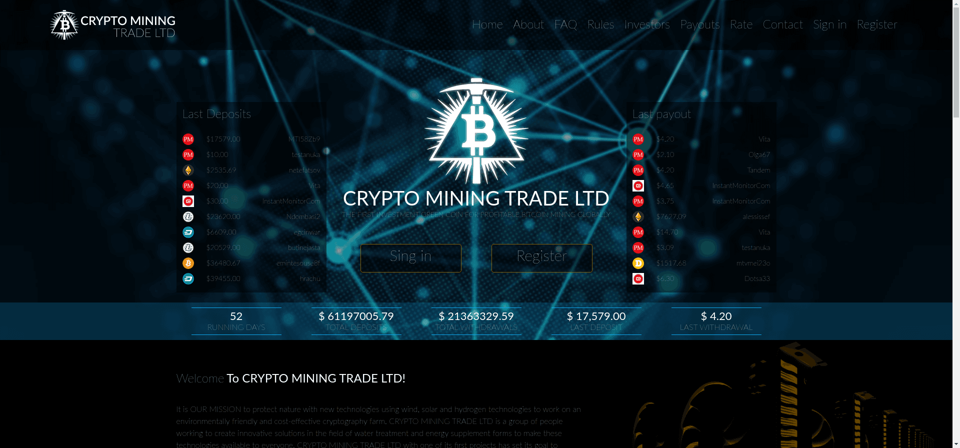 Crypto Mining Trade Ltd отзывы и обзор. Развод, лохотрон или правда. Только честные и правдивые отзывы на Baxov.Net
