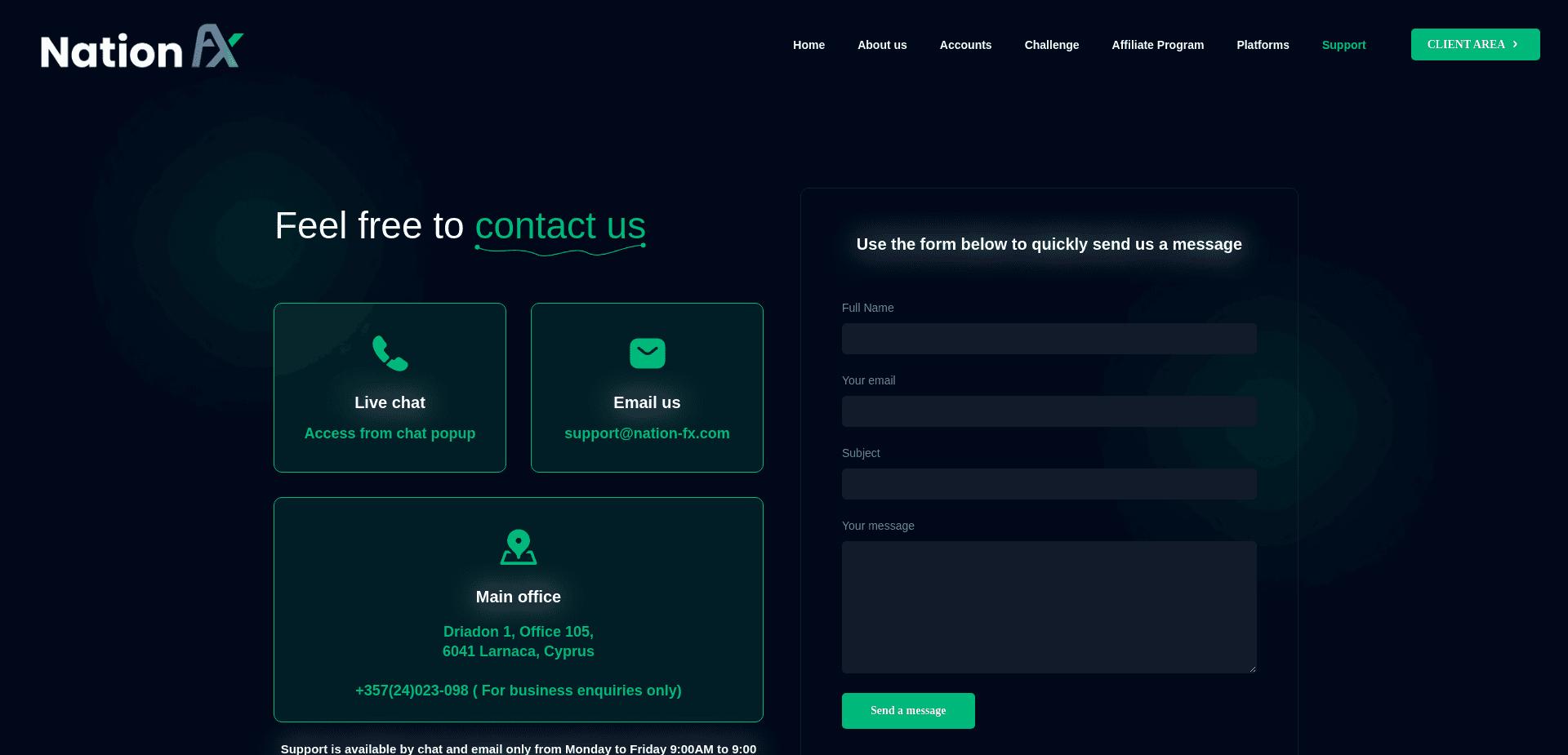 Screenshot for nation-fx.com - 0