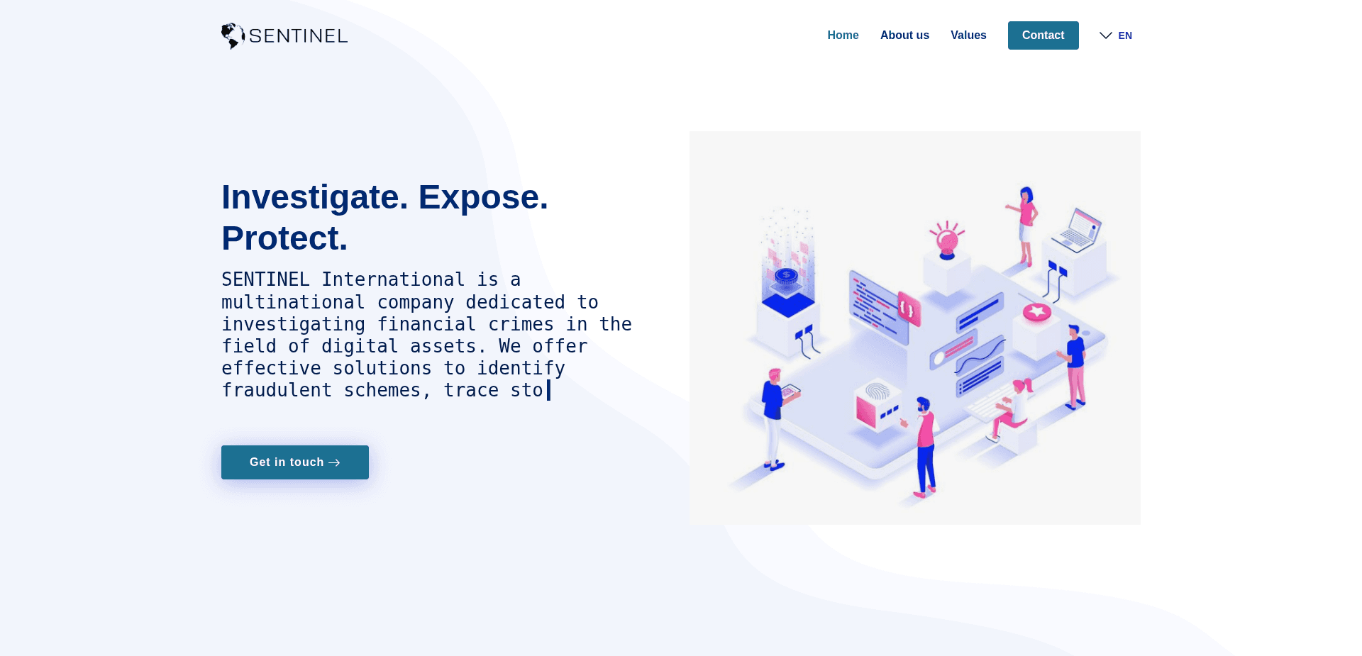 Screenshot for inter-sentinel.com - 2