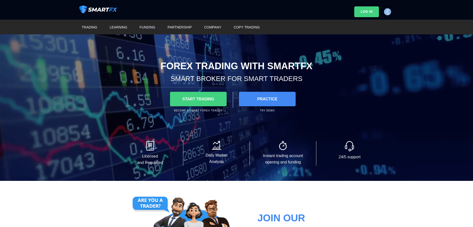 Screenshot for smartfx.com - 1