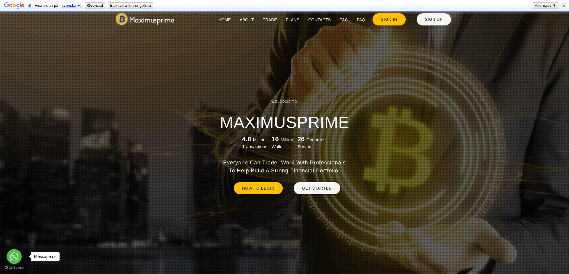 Screenshot for maximusprime.live - 0