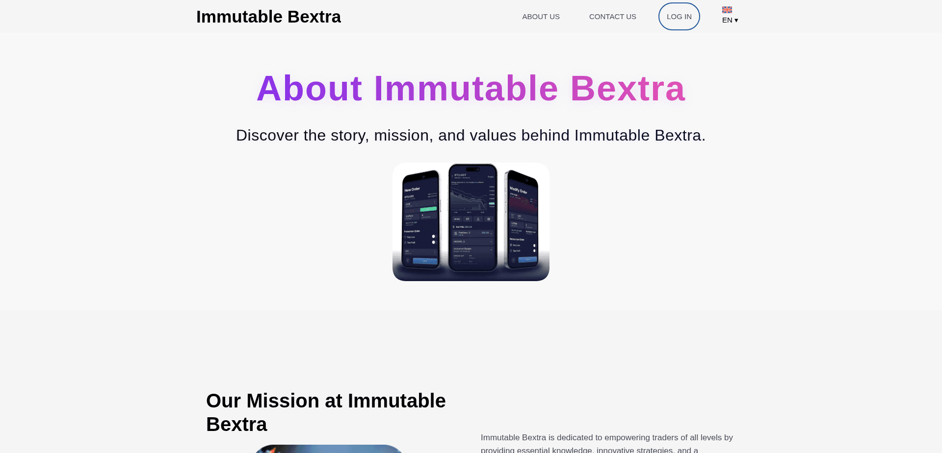 Screenshot for immutable-bextra.net - 2