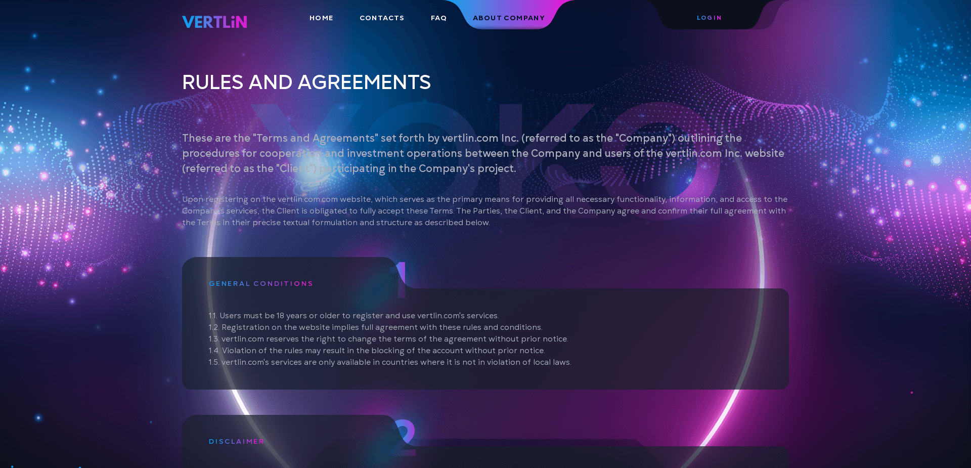 Screenshot for vertlin.com - 3