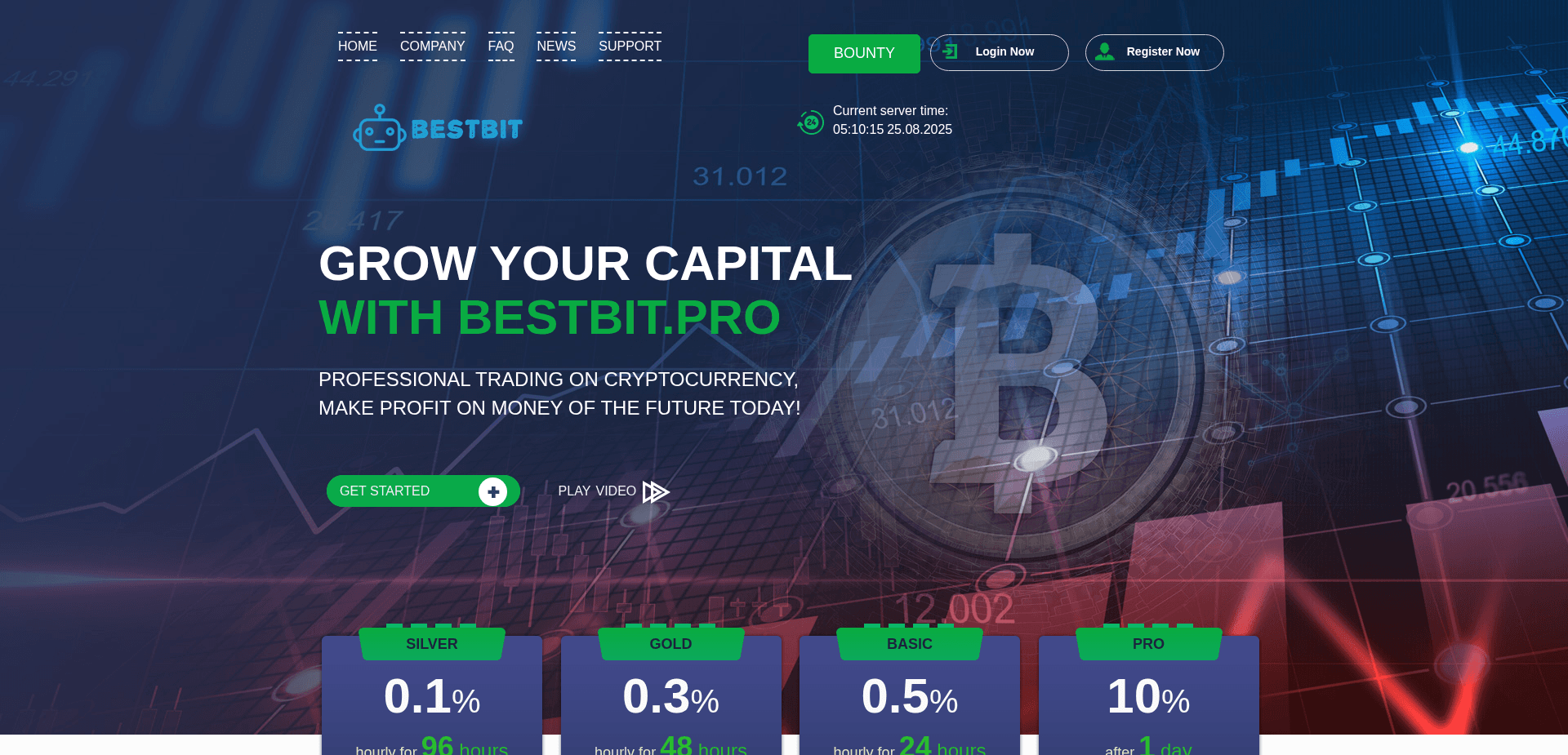 Screenshot for bestbit.pro - 0