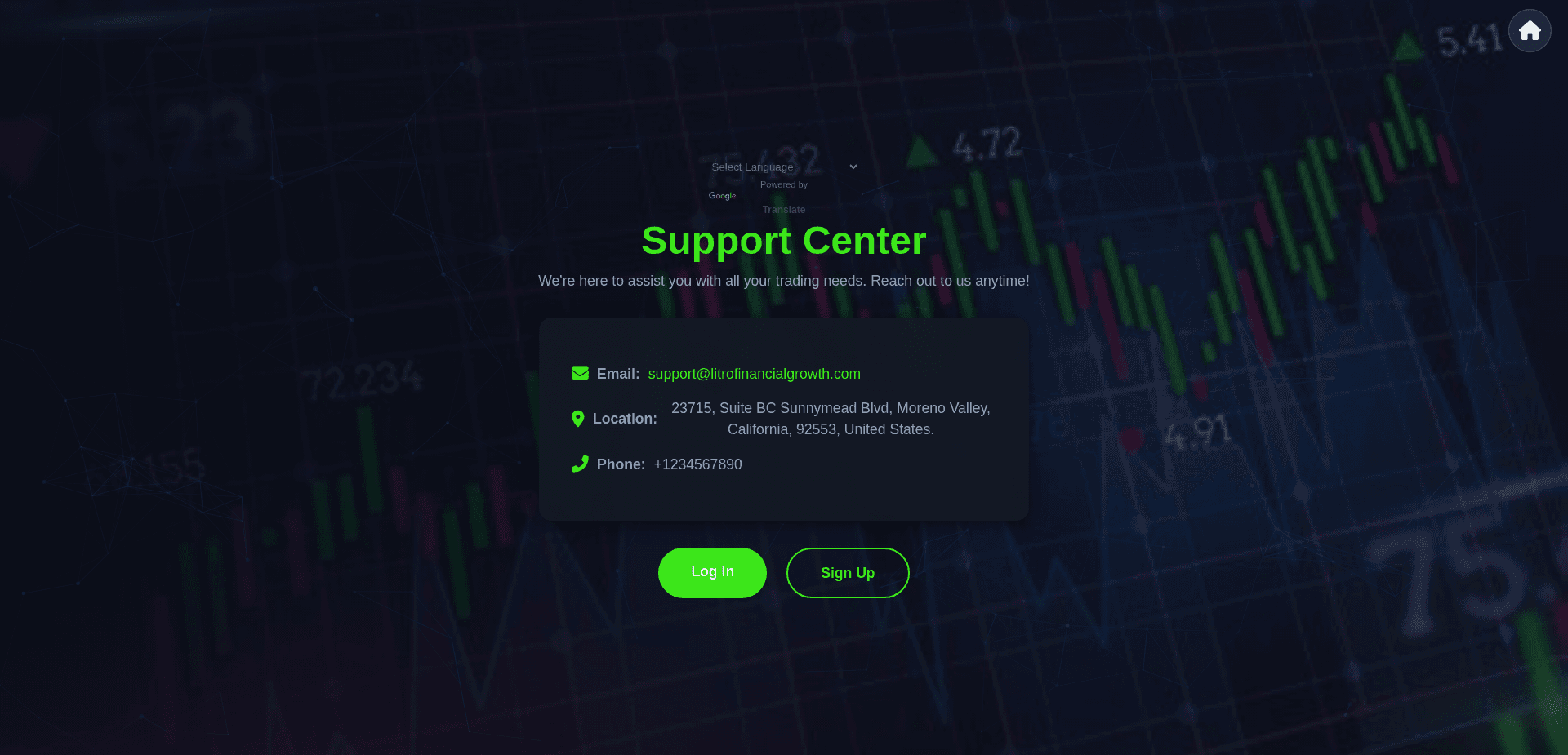 Screenshot for litrofinancialgrowth.com - 1
