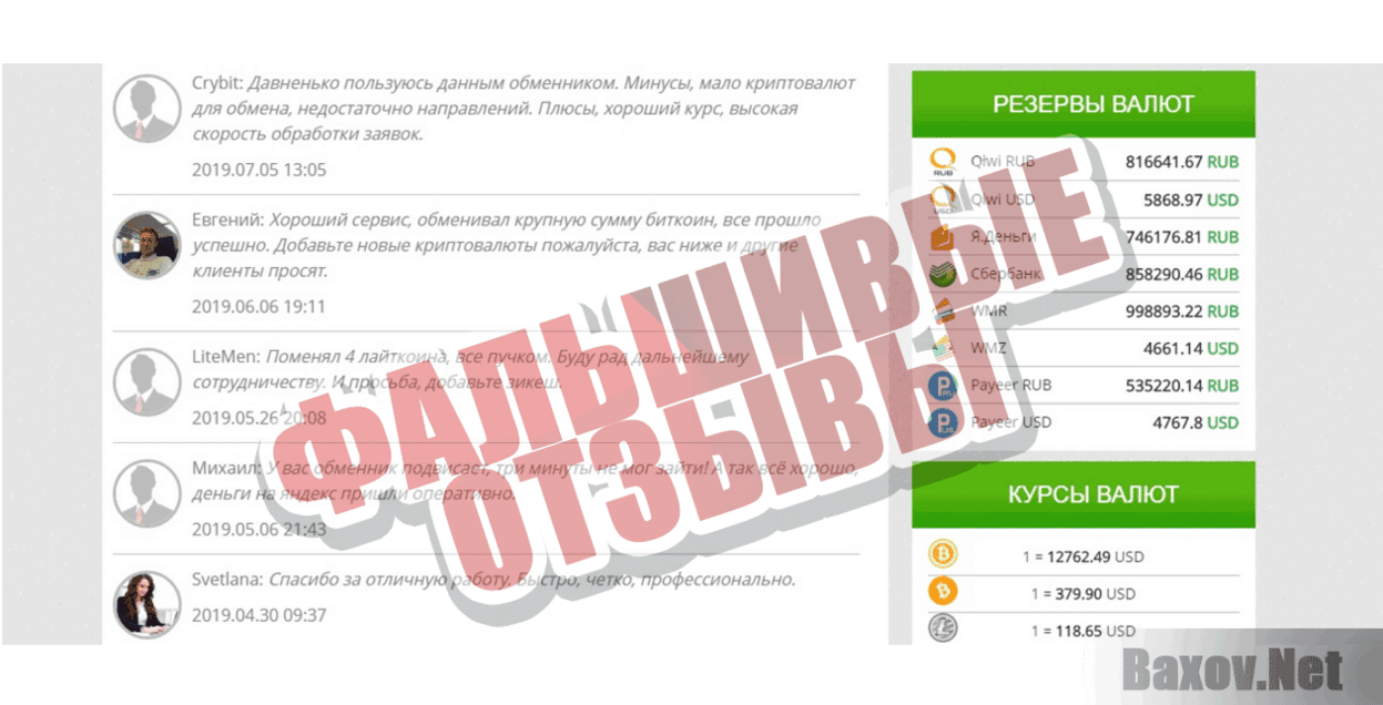 Bixter.pro Фальшивые отзывы