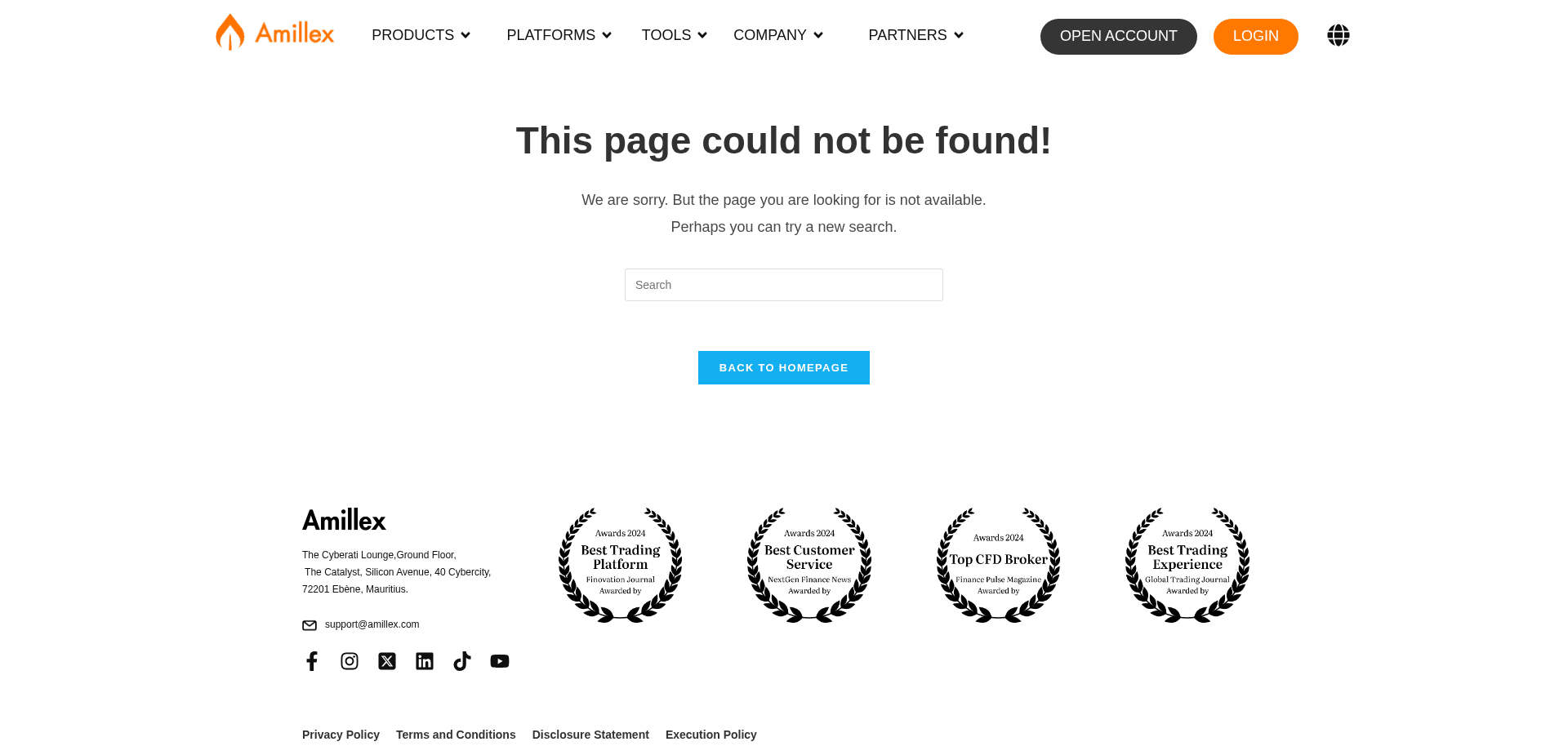Screenshot for amillex.com - 0