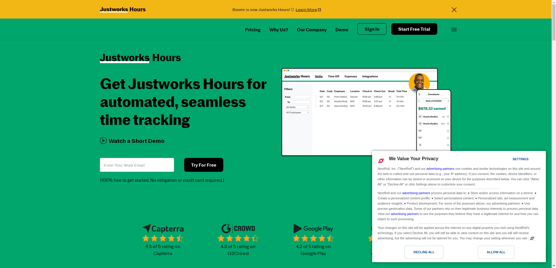 Justworks Hours отзывы и обзор. Развод, лохотрон или правда. Только честные и правдивые отзывы на Baxov.Net