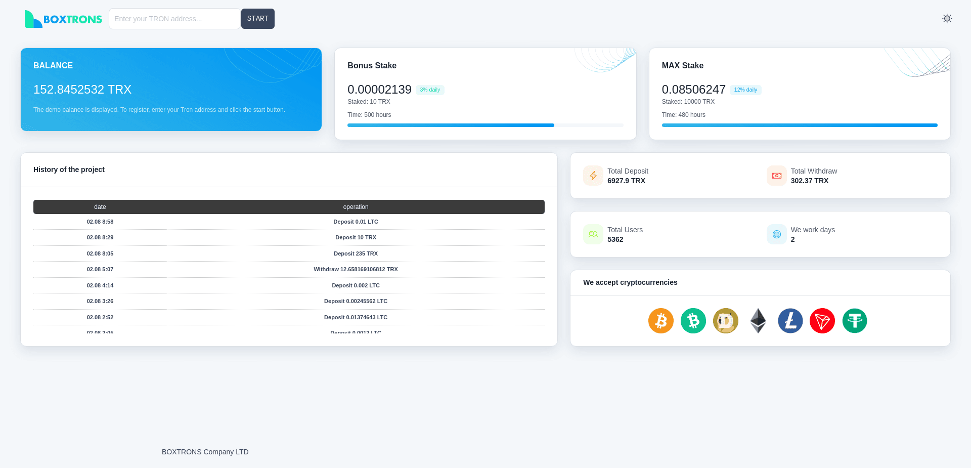 Screenshot for boxtrons.com - 0