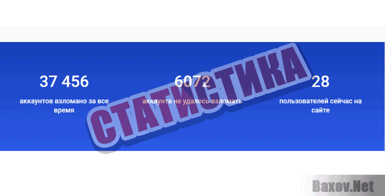 VZLOMVK.online Статистика