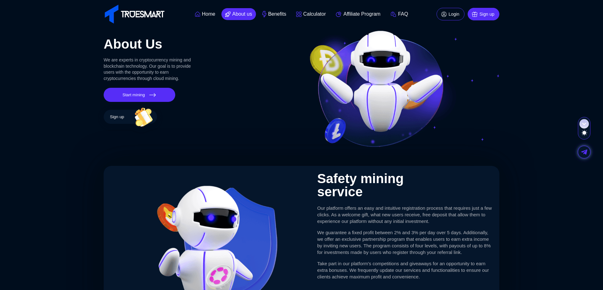 Screenshot for truesmart.info - 2