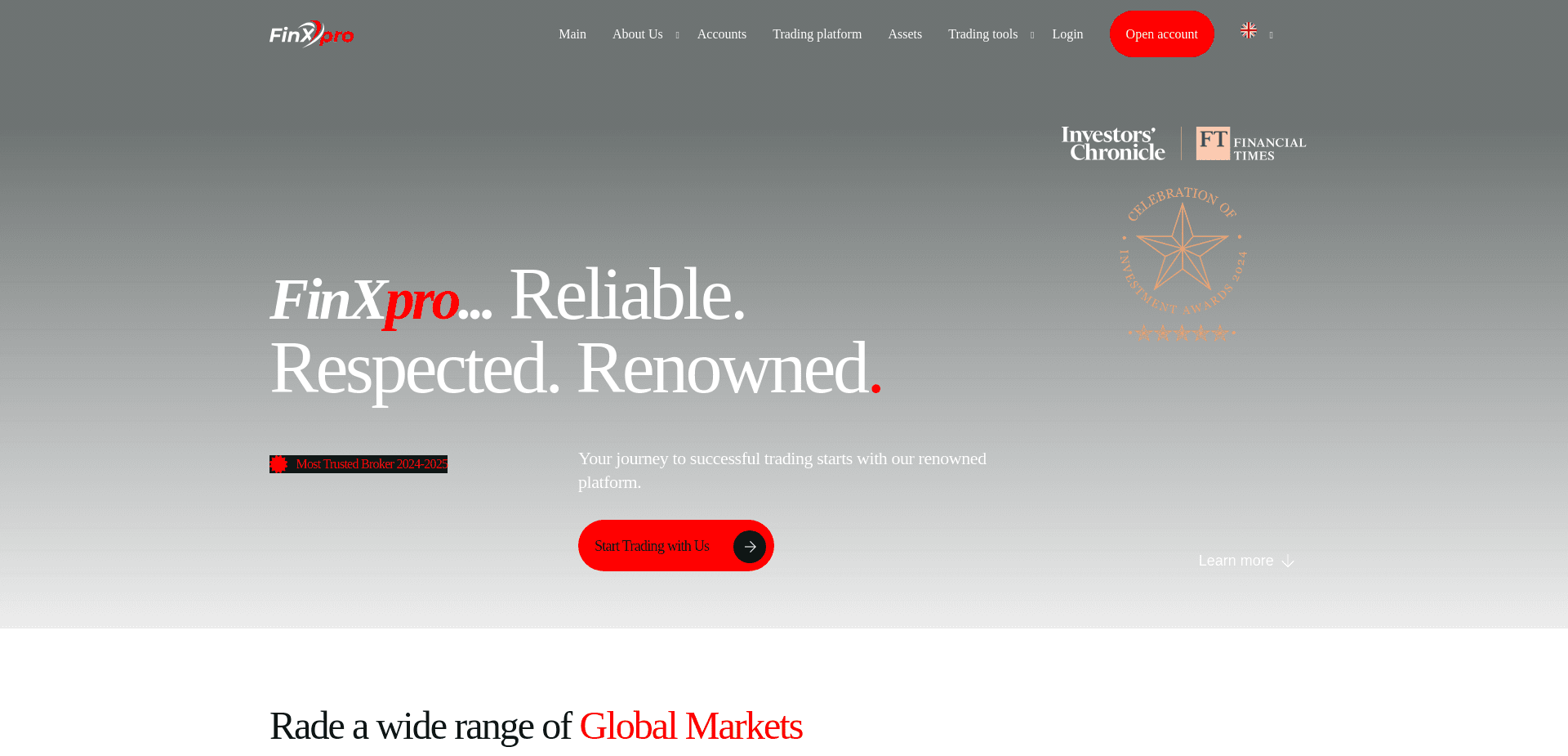 Screenshot for finxpro.online - 3