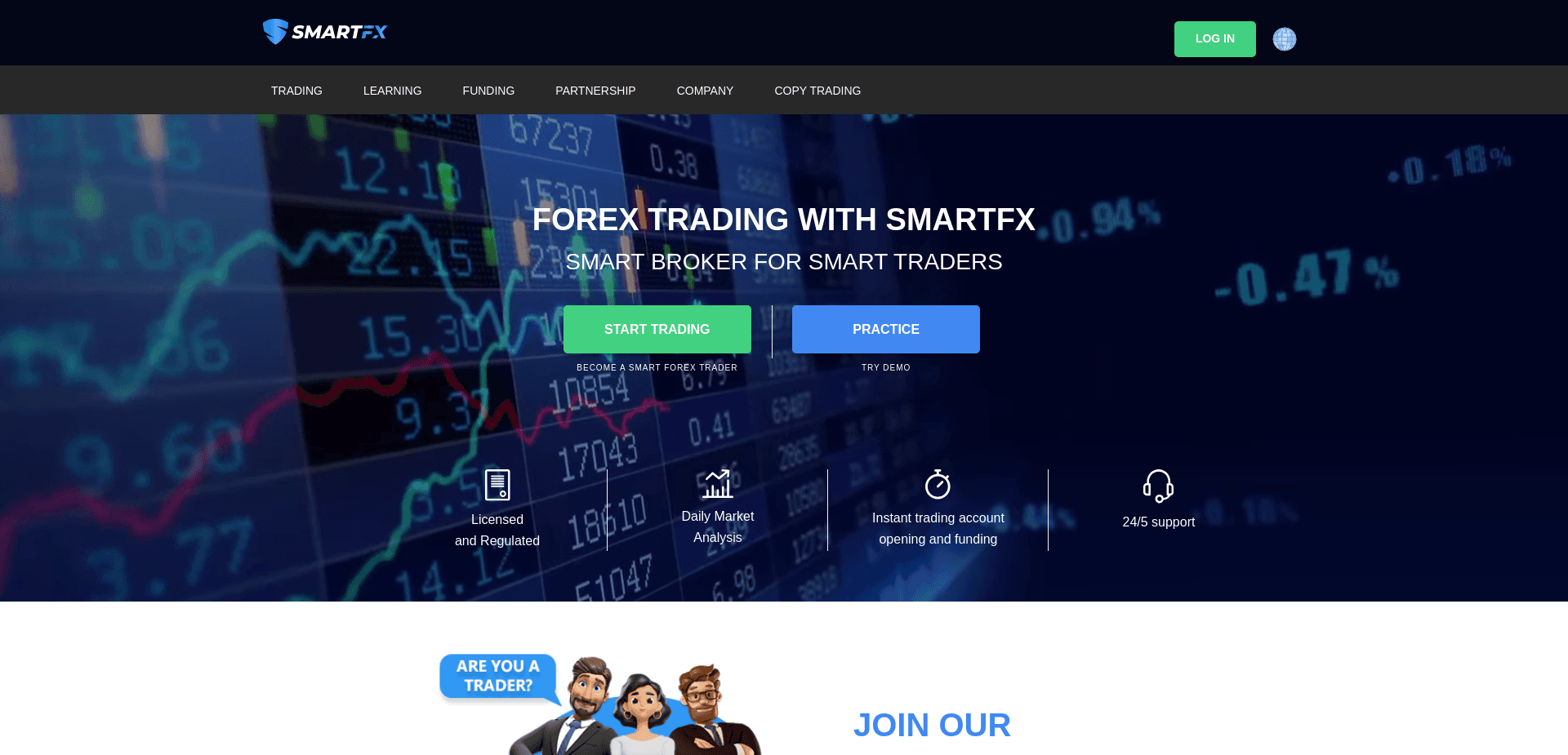 Screenshot for smartfx.com - 0