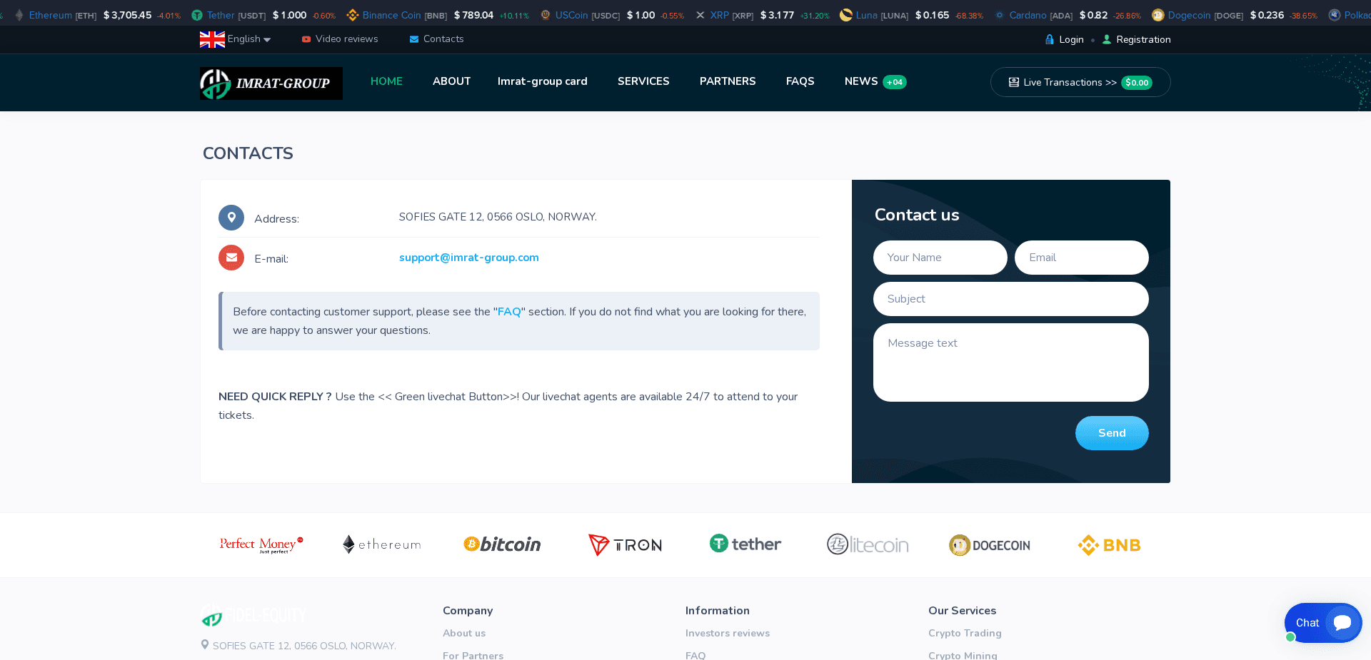 Screenshot for imrat-group.com - 3