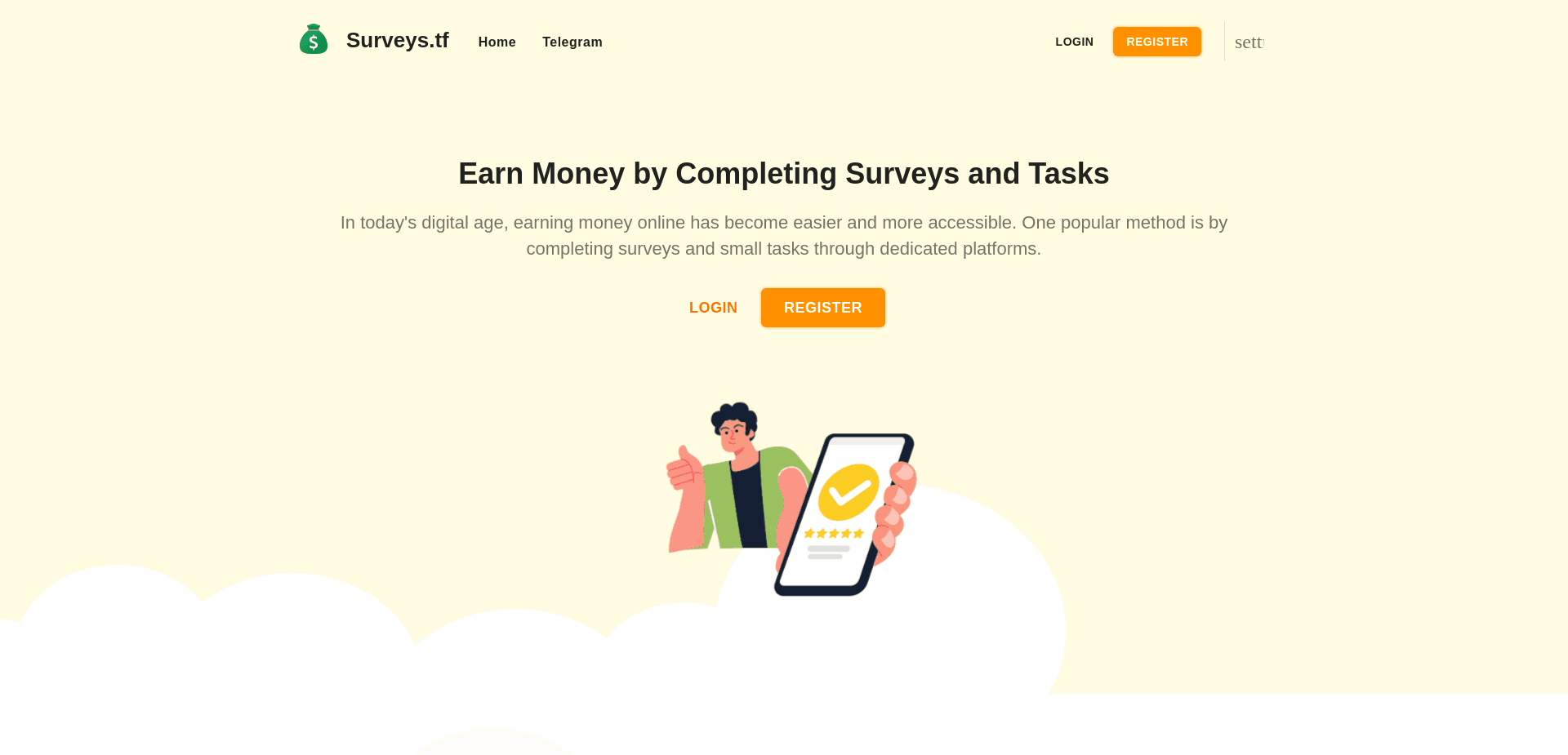 Screenshot for surveys.tf - 1
