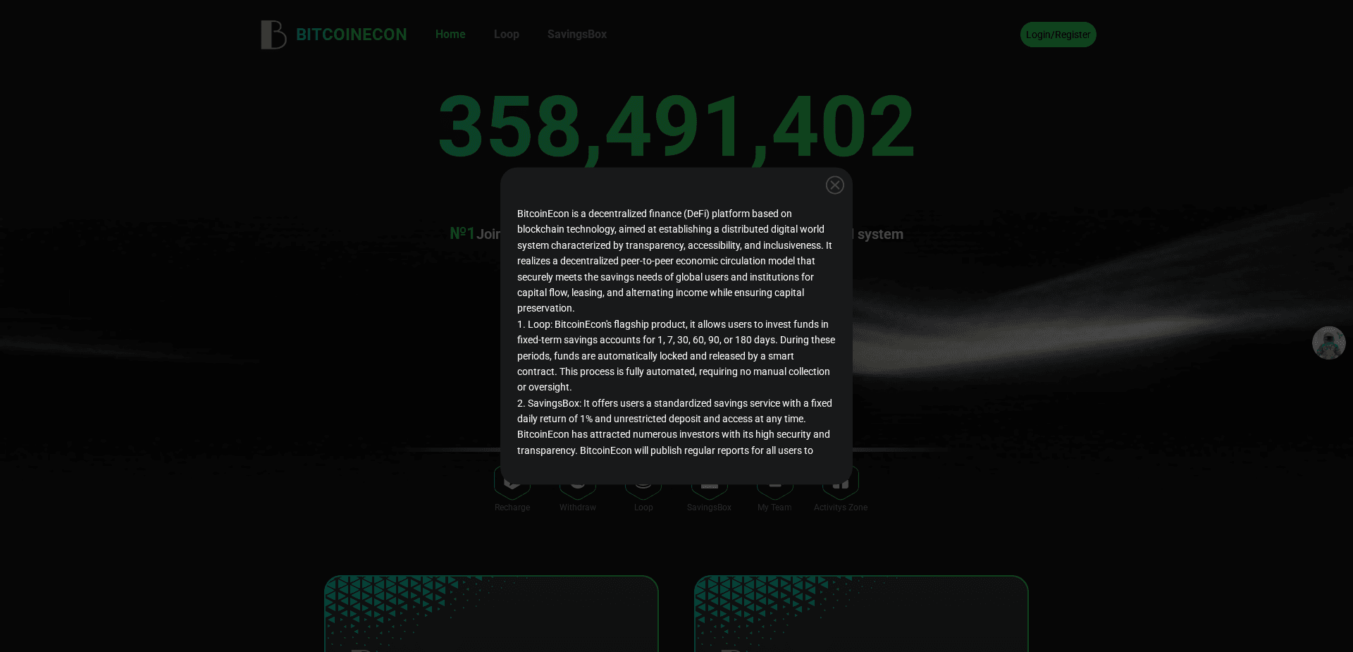 Screenshot for bitcoinecon.com - 2