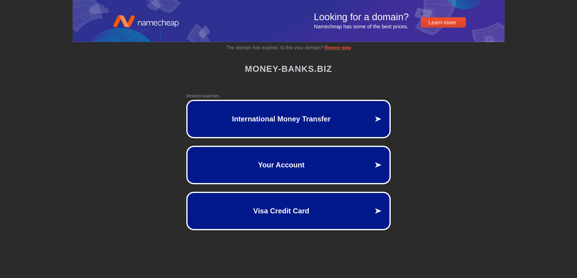 Screenshot for money-banks.biz - 0