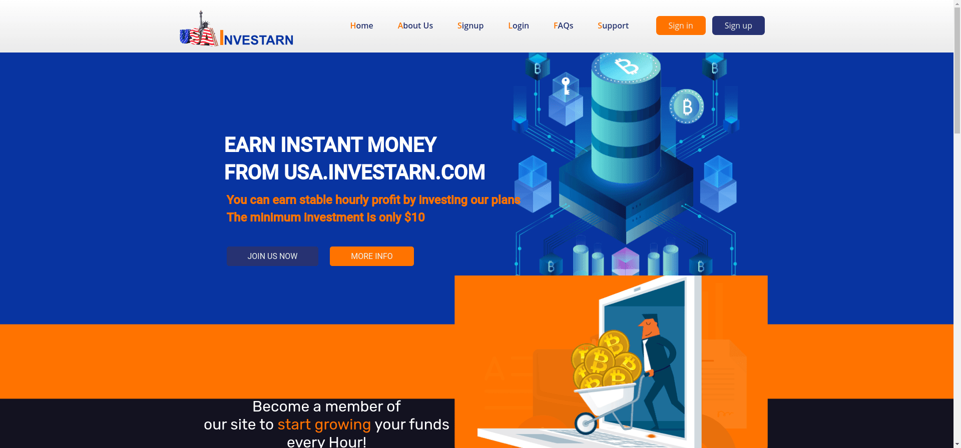 Usa Investarn отзывы и обзор. Развод, лохотрон или правда. Только честные и правдивые отзывы на Baxov.Net